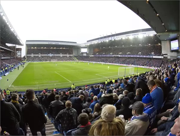 A Full House at Ibrox Stadium: Rangers vs Celtic - Intense Rivalry in the Ladbrokes Premiership (Scottish Cup Champions 2003)