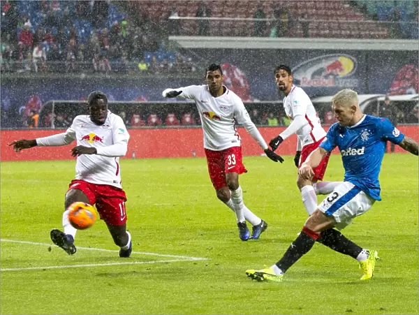 Rangers Martyn Waghorn Chasing Glory: Pursuing Victory at RB Leipzig's Red Bull Arena