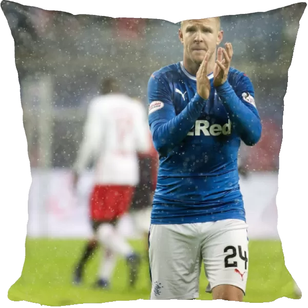 Rangers Philippe Senderos Honors Scottish Cup Victory at Red Bull Arena: A Triumphant Salute to the Fans