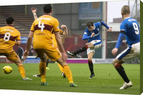 Andy Halliday's Thrilling Goal: Motherwell vs Rangers, Ladbrokes Premiership, Fir Park