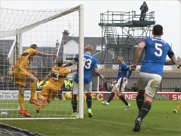 Rangers Historic Scottish Cup Win: Kenny Miller Scores the Opener Against Motherwell (2003)