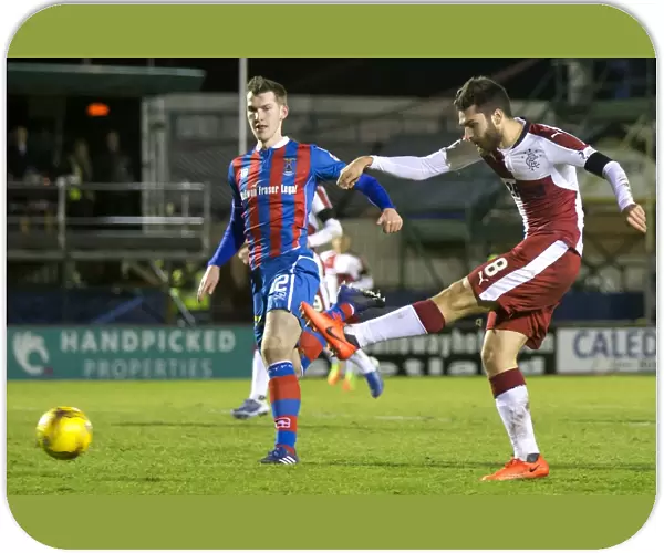 Rangers Jon Toral Agonizingly Misses Goal vs Inverness Caledonian Thistle