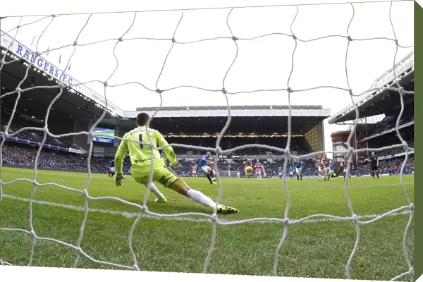 Martyn Waghorn Scores Penalty: Rangers Reach Scottish Cup Semis vs Hamilton Academical at Ibrox Stadium