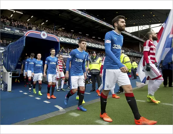 Rangers Football Club: Six Departing Players Make Their Way Out of Ibrox Tunnel for Scottish Cup Quarterfinal vs Hamilton Academical