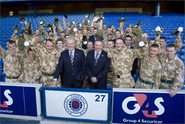 Homecoming Heroes: Rangers Unforgettable Reunion with Soldiers at Ibrox (5-0 Victory over Inverness Caledonian Thistle)