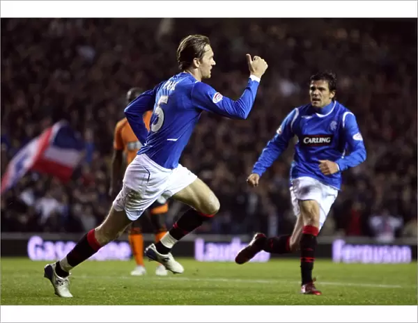Sasa Papac's Dramatic Equalizer: Rangers 3-3 Dundee United at Ibrox Stadium - Clydesdale Bank Scottish Premier League