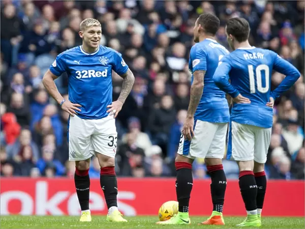 Rangers: Waghorn and Tavernier's Playful Moment During Ibrox Free Kick