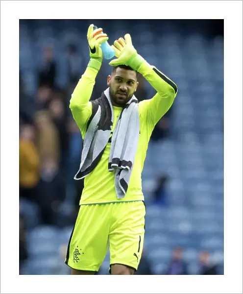 Rangers Wes Foderingham Celebrates Ibrox Victory: Salute to the Fans