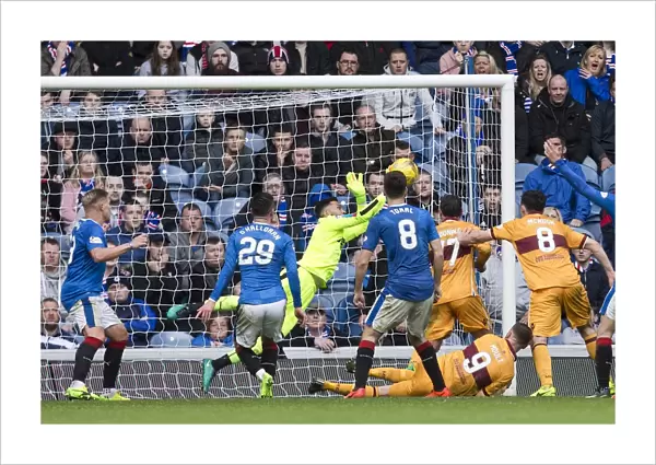 Wes Foderingham's Spectacular Save: Rangers vs Motherwell, Scottish Premiership, Ibrox Stadium