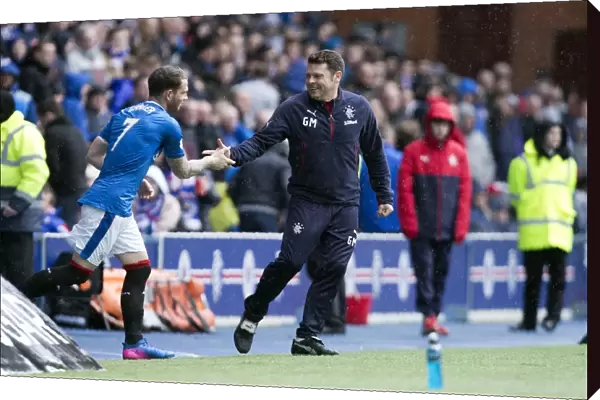 Murty and Garner: A Moment of Sportsmanship at Ibrox - Rangers vs Motherwell, Ladbrokes Premiership