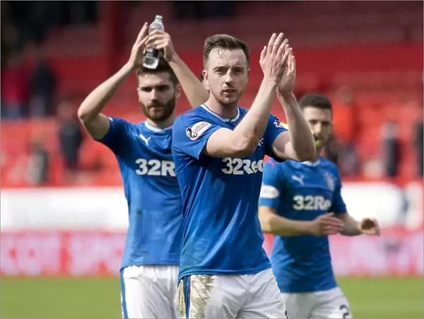 Rangers Football Club: Triumph at Pittodrie - Jon Toral, Danny Wilson, and Jason Holt Celebrate Ladbrokes Premiership Victory