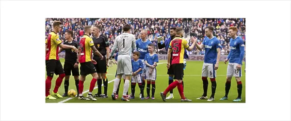 Rangers Football Club: Kenny Miller and Mascots Celebrate Glory at Ibrox Stadium
