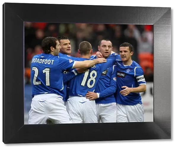 Kris Boyd's Epic Double Celebration: Dundee United 2-2 Rangers, Clydesdale Bank Premier League