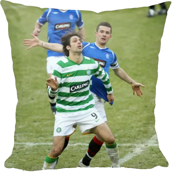 Barry Ferguson vs Samaras: A Rivalry Ignited - Rangers vs Celtic in the Clydesdale Bank Premier League (1-0 in Favor of Celtic)