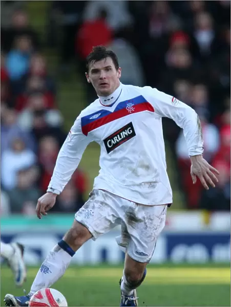 Rangers Lee McCulloch Stares Down Aberdeen in Scoreless Clydesdale Bank Premier League Clash at Pittodrie