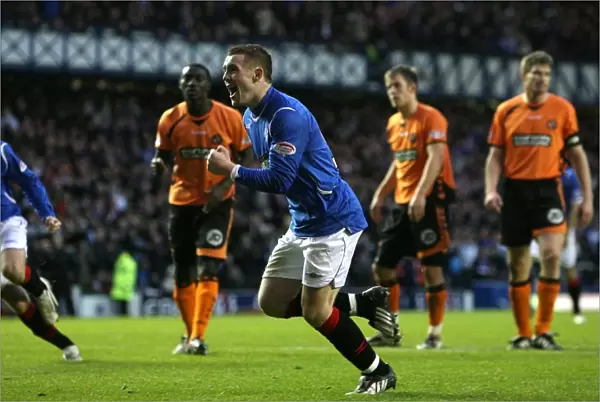 John Fleck Scores the Penalty: Rangers 2-0 Lead Against Dundee United (Clydesdale Bank Premier League)