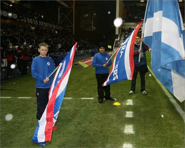 Rangers Kids Pay Tribute: Guard of Honor for AC Milan at Ibrox (2-2)
