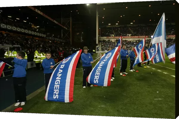 Rangers Kids Present Guard of Honor to AC Milan: A Memorable 2-2 Match at Ibrox