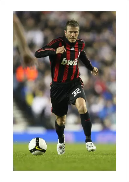 David Beckham's Epic Mid-Season Showdown: Rangers vs. AC Milan - A 2-2 Thriller (2003)
