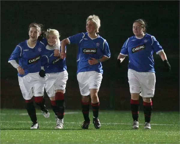 Lana Clelland Scores the Thrilling Winning Goal for Rangers Ladies against Celtic Ladies (2-1) at Petershill Park