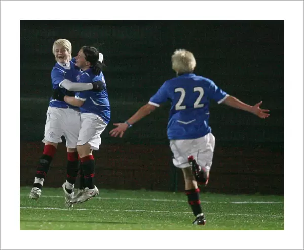 Lana Clelland Scores the Thrilling Winner for Rangers Ladies against Celtic Ladies (2-1) at Petershill Park