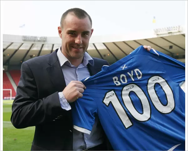 Rangers Kris Boyd: A Century of Glory - Celebrating Goal #100 in the Scottish Cup Semi-Final Victory over St. Mirren (3-0)