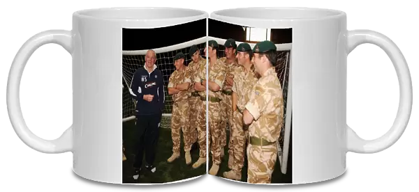 Rangers Football Club: Walter Smith Honors Armed Forces at Murray Park Training Session - Exclusive PA Image (May 1, 2009)