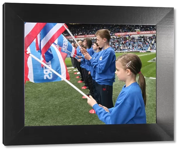 Rangers Football Club's 2-0 Victory over Heart of Midlothian: Guard of Honour at Ibrox