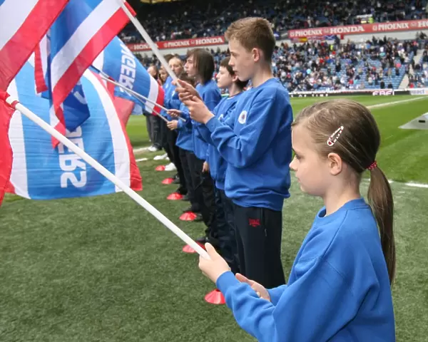 Rangers Football Club's 2-0 Victory over Heart of Midlothian: Guard of Honour at Ibrox