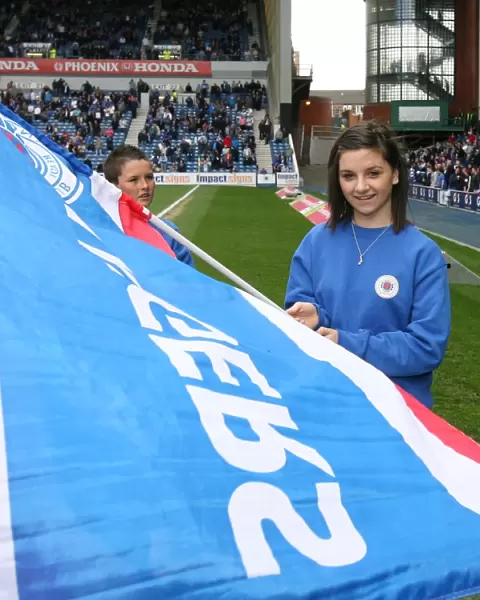 Rangers Football Club: Honor Guard Salute - 2-0 Victory Over Heart of Midlothian at Ibrox