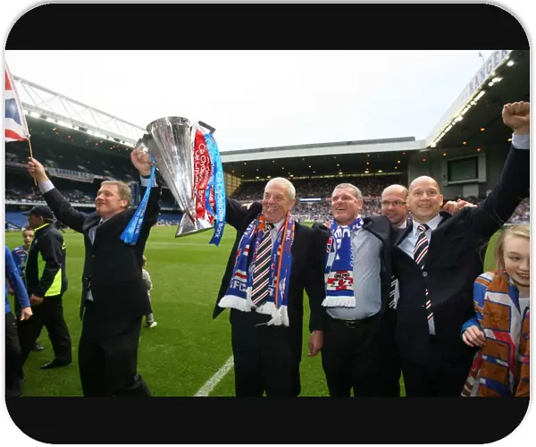 Title Triumph with McCoist, Smith, Durrant, and McDowall: Rangers 2008-09 Clydesdale Bank Premier League Champions