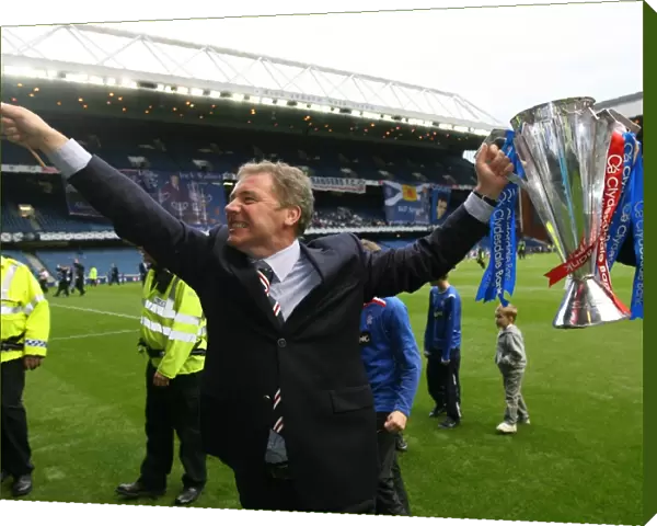 Ally McCoist's Title-Winning Celebration with Rangers in the Clydesdale Bank Premier League (2008-09)