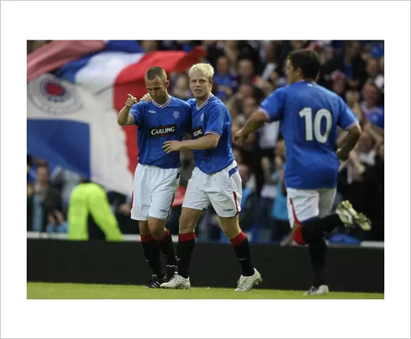 Rangers Triumph: Miller, Naismith, and Novo's Unforgettable Celebration (3-2 vs Manchester City)