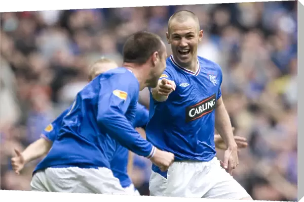 Kenny Miller's Dramatic Last-Minute Winner: Rangers 2-1 Celtic at Ibrox Stadium (Clydesdale Bank Premier League)