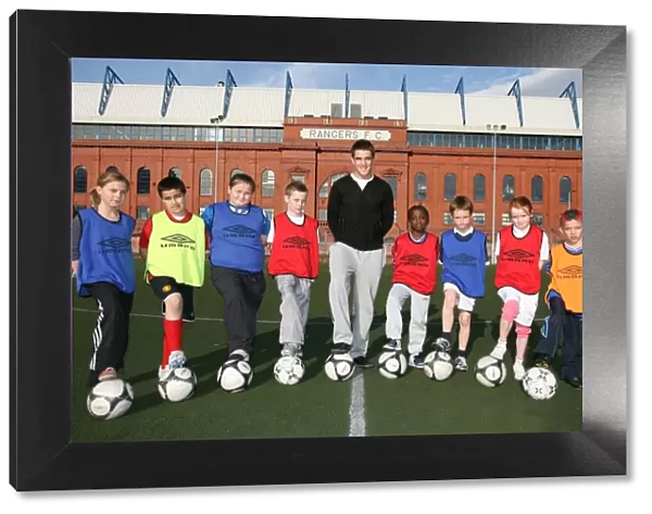 Rangers FC's Andrew Little Surprises October Holiday Soccer School at Ibrox Complex