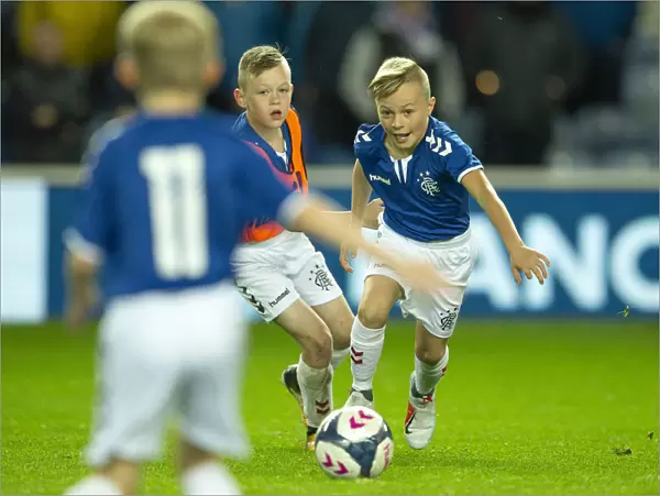 Rangers U10s Electrify Ibrox Crowd with Thrilling Half-Time Show vs Ayr United