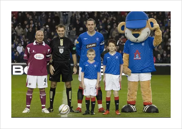 Triumphant Rangers Mascots: Celebrating a 3-0 Clydesdale Bank Premier League Victory at Ibrox
