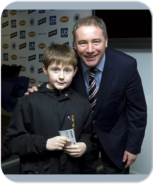 Rangers Football Club: Ally McCoist Connects with Young Fans at the 2009 Junior AGM at Ibrox