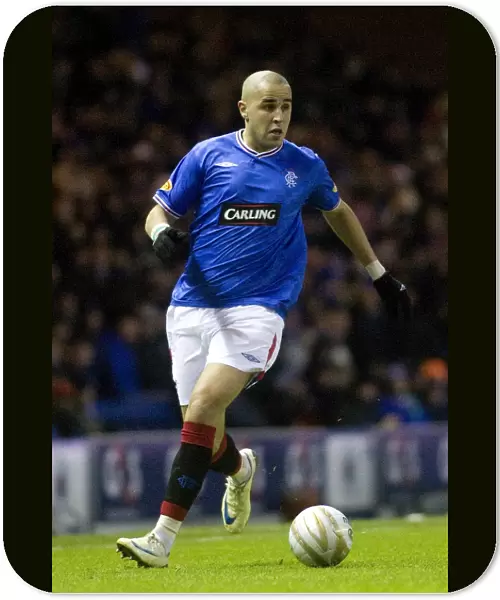 Rangers Majid Bougherra Scores in Epic 6-1 Victory over Motherwell at Ibrox Stadium (Clydesdale Bank Premier League)