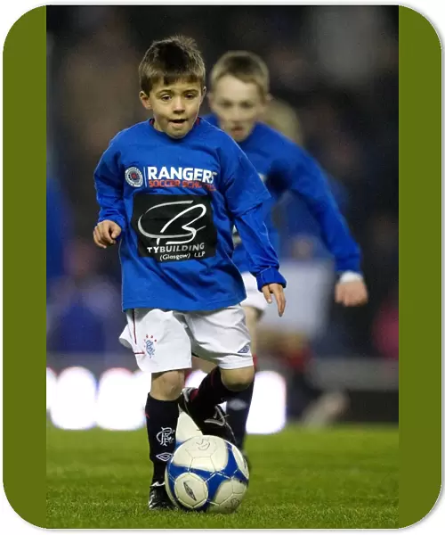 Rangers Kids Shine: A Spectacular Half Time Display of Football Skills at Ibrox