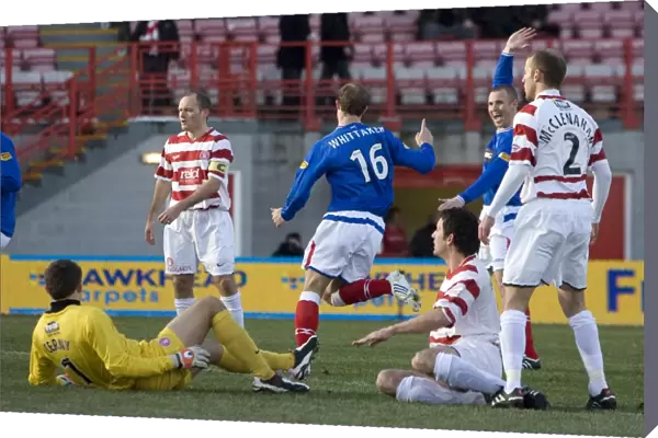 Thrilling Rivalry: Whittaker's Dramatic Equalizer in the Scottish Cup Fourth Round Clash between Hamilton Academical and Rangers (3-3)