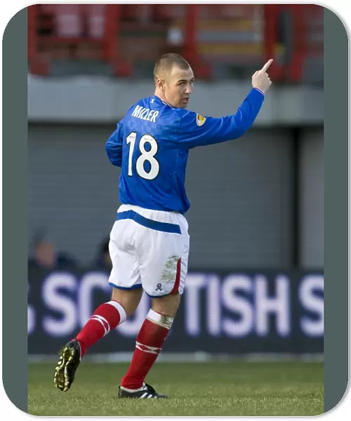 Thrilling Goal: Kenny Miller for Rangers in Scottish Cup Fourth Round - Hamilton Academical vs Rangers (3-3) at New Douglas Park
