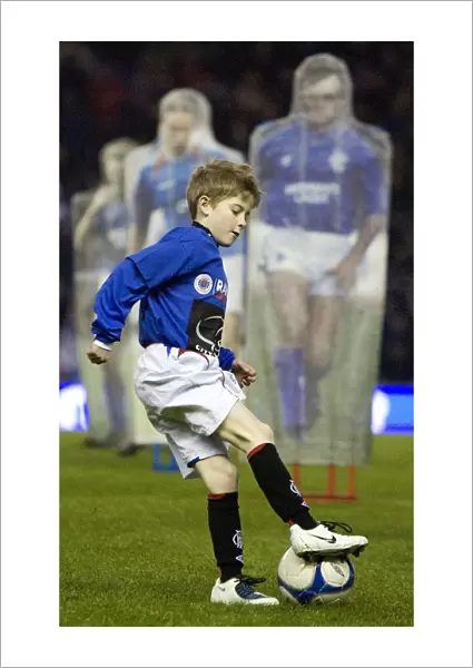 Rangers Soccer School: Young Fans Excitement at Ibrox Amidst Rangers 3-0 Lead over St. Johnstone