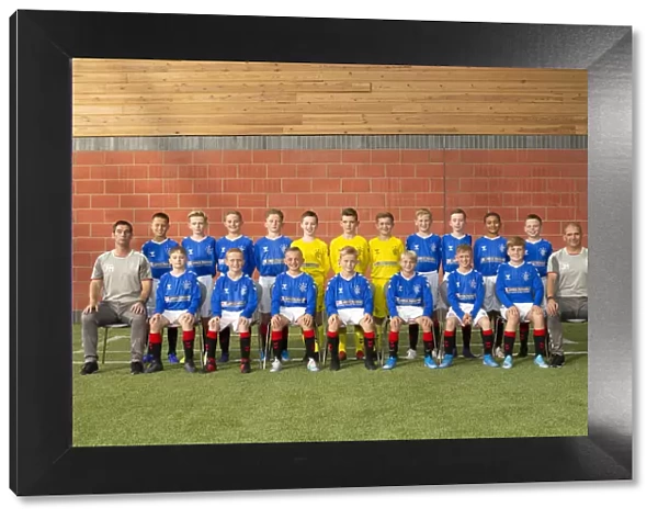 Rangers U12 Team at Hummel Training Centre
