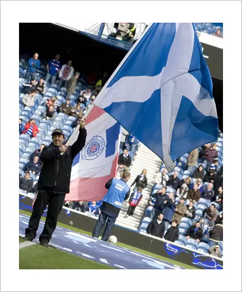 Thrilling 3-3 Draw: Flag-Bearing Moment at Ibrox - Rangers vs Dundee United