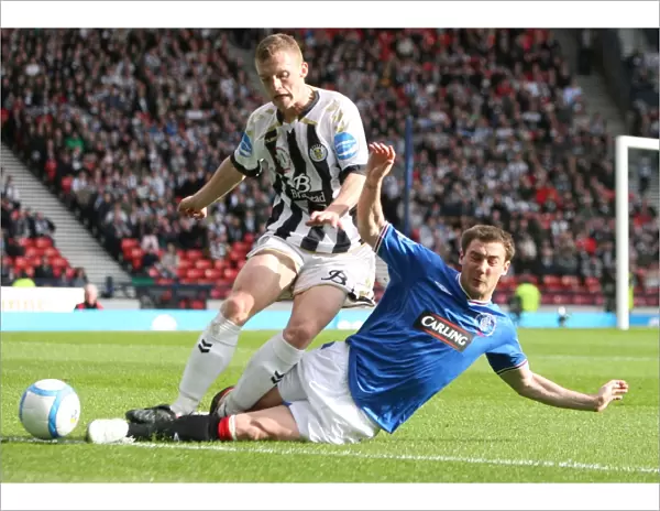 Determination Clash: Rangers vs St. Mirren in the Co-operative Insurance Cup Final - Kevin Thomson vs David Barron
