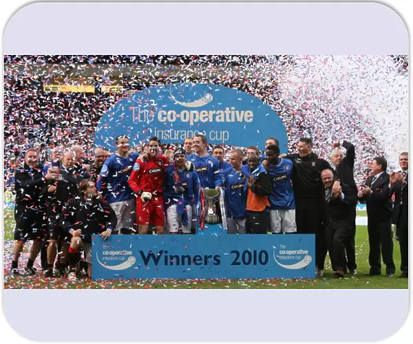 Rangers FC: Triumphant Celebration in the Co-operative Cup Victory over Saint Mirren at Hampden