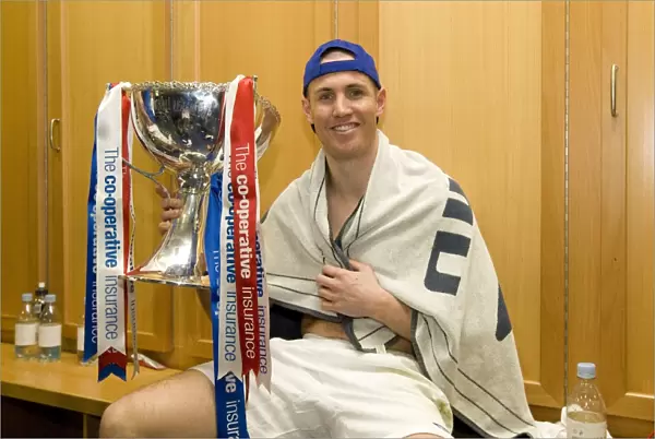 Rangers Football Club: Kenny Miller's Triumphant Co-operative Insurance Cup Victory in the Hampden Changing Rooms