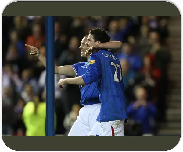 Rangers: Miller and Lafferty's Triumphant Third Goal Celebration vs Aberdeen (3-1)