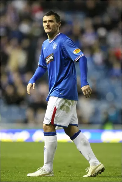 Lee McCulloch's Euphoric Goal Celebration: Rangers 3-1 Aberdeen in the Clydesdale Bank Premier League at Ibrox Stadium